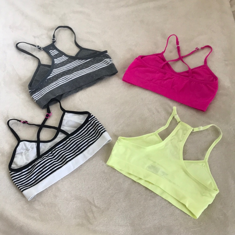 Sports bra in in girls| set of 4 - Picture 2 of 7